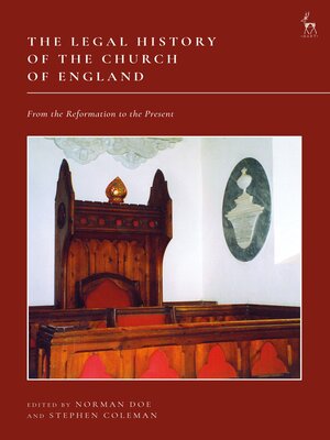cover image of The Legal History of the Church of England